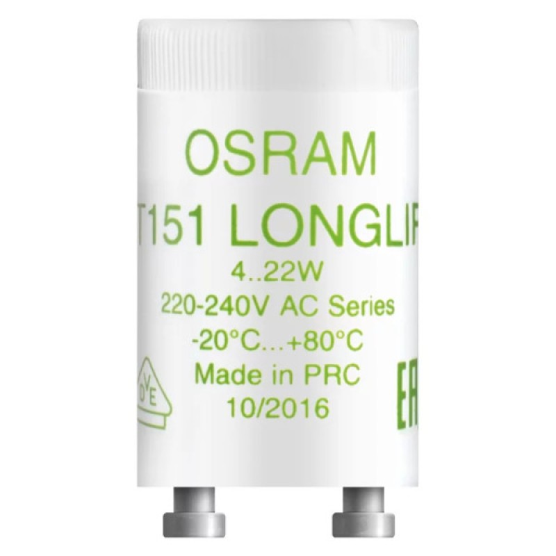 Стартер 4-22W ST 151 LONGLIFE/220-240 10XBLI2 OSRAM