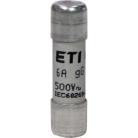 Запобіжник CH10x38 gG 6A 500V ETI