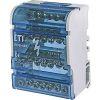 Блок розподільчий EDB-407 4p, 3L+PE/N, 125A (7 виходів) ETI
