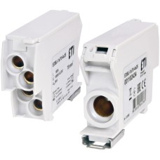 Блок розподільчий EDBJ-1x70-4x25 (192A, 1000V AC/1500V DC, IN: 1x70, OUT: 4x25, сірий) ETI