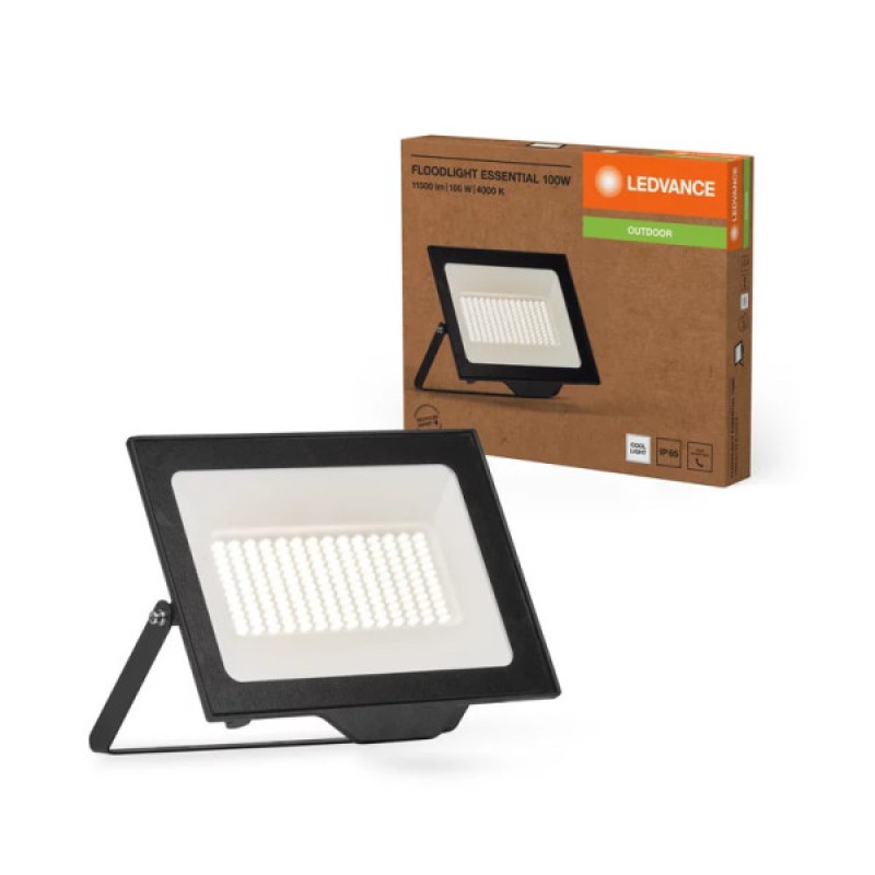 Прожектор LED FL ESSENTIAL 100W 840 BK Ledvance