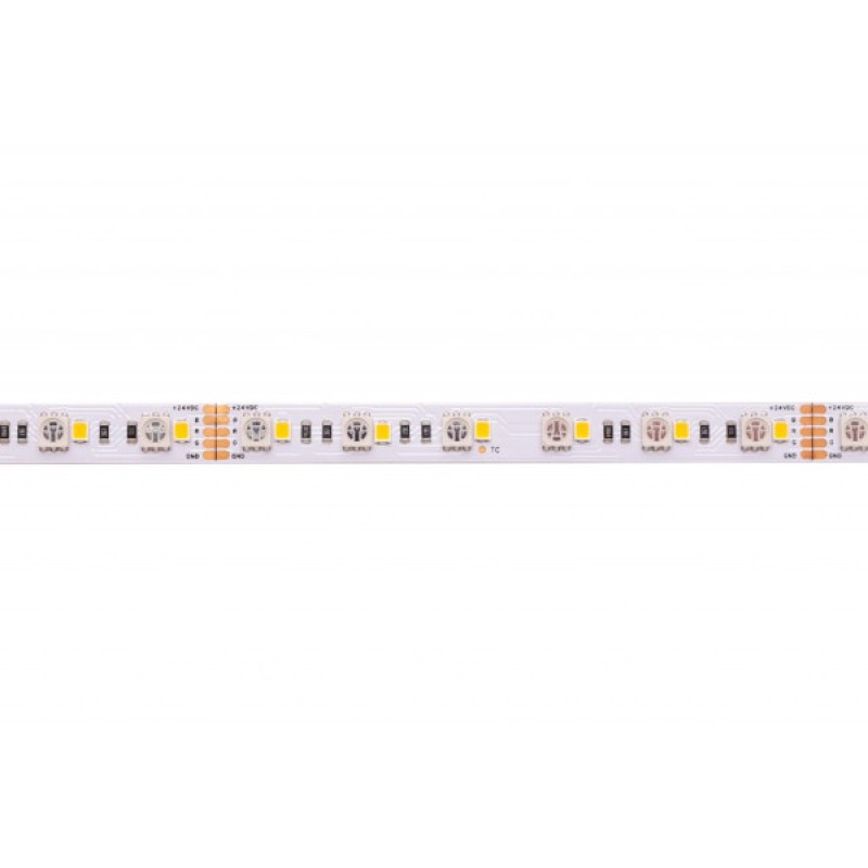 Світлодіодна стрічка RGBW 19.2W AFLP-60CU19224M-RGBWW 3000K IP20 24V 10мм AKTO