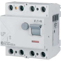 Диференційне реле 4п 40A HNC-40/4/003-A 30mA EATON