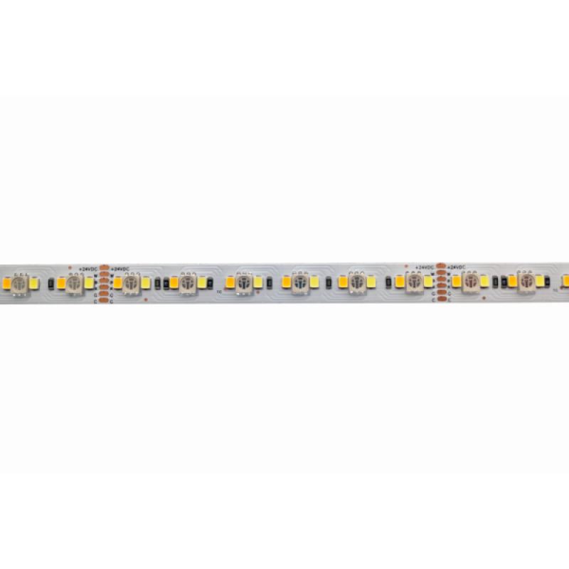 Світлодіодна стрічка RGBTW 24.0W AFLP-60CU24024M-RGB2765 2700-6500K IP20 24V 12мм AKTO