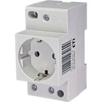 Розетка на DIN-рейку t-2P+Z Schuko (P) ETI