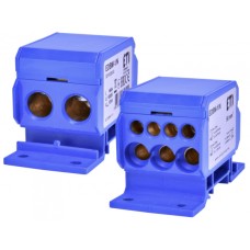 Блок розподільчий EDBM-1/N (160А, 1500V AC/DC, OUT: 1x4-50; 3x2,5-25; 4x2,5-16) ETI