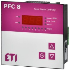 Регулятор реактивної потужності PFC 8 RS (8 ступенів, 97х97) ETI