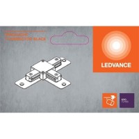 Конектор LEDVANCE TRACKLIGHT T-CON BK 1-фаза Т-подібний