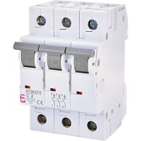 Автоматичний вимикач ETIMAT 6 3p C 2A (6kA) ETI