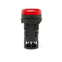 Лампа сигнальна LED матова ELPI-024С-R 24V AC/DC (червона) ETI