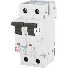 Автоматичний вимикач ETIMAT 10 DC 2p C 4A (6 kA) ETI