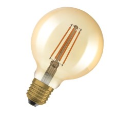 Лампа LED Osram 1906GLOBE 95 DIM 6.5W/824 230V FIL GD E27 4X1