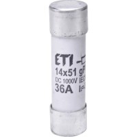 Запобіжник CH 14x51 gPV 36A 1000V (10kA) ETI