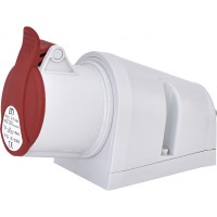 Розетка настінна (силовий роз'єм) EZ-3243 IP44 (32A, 400V, 3P+PE) ETI
