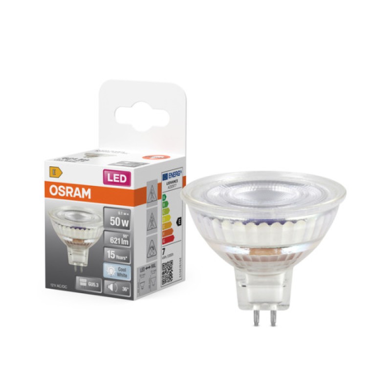 Лампа LED Osram MR16 12V 6,1W/840 GU5.3 36° Star 50