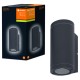 Світильник LED ENDURA CLASSIC BEAM UPDOWN GU10 DG IP44 темно-сірий Ledvance