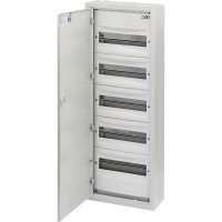 Щит металевий WRP12-5 (5х12 модулів, 60 модулів, пластик. фальш-панель, IP30, зовнішній) ETI