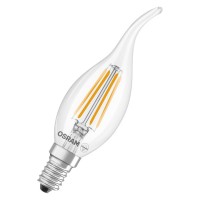 Лампа LED OSRAM CL BA 3.4W/827 230V FIL E14 6X1 40