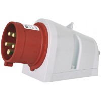 Вилка настінна (силовий роз'єм) EP-3253 IP44 (32A, 400V, 3P+N+PE) ETI