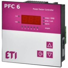 Регулятор реактивної потужності PFC 6 RS (6 ступенів, 97х97) ETI