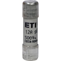 Запобіжник CH10x38 gG 12A 500V ETI (Кратно 10шт.)