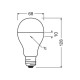 Лампа LED Osram CL A 19W/840 FR E27 230V 150