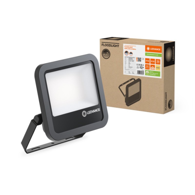 Прожектор LEDVANCE FLOODLIGHT 100 P 69W 10KLM 830 PS SY100 BK IP66