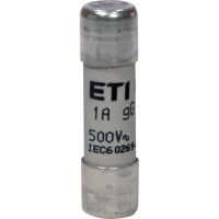 Запобіжник CH10x38 gG 1A 500V ETI (Кратно 10шт.)
