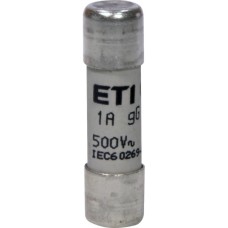 Запобіжник CH10x38 gG 1A 500V ETI (Кратно 10шт.)