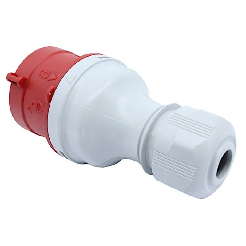 Вилка кабельна (силовий роз'єм) EV-1653 N IP44 (16A, 400V, 3P+N+PE) ETI