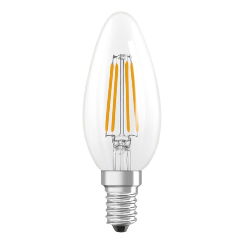 Лампа LED Osram CL B DIM 3.4W/827 FIL E14 230V 6X1 40