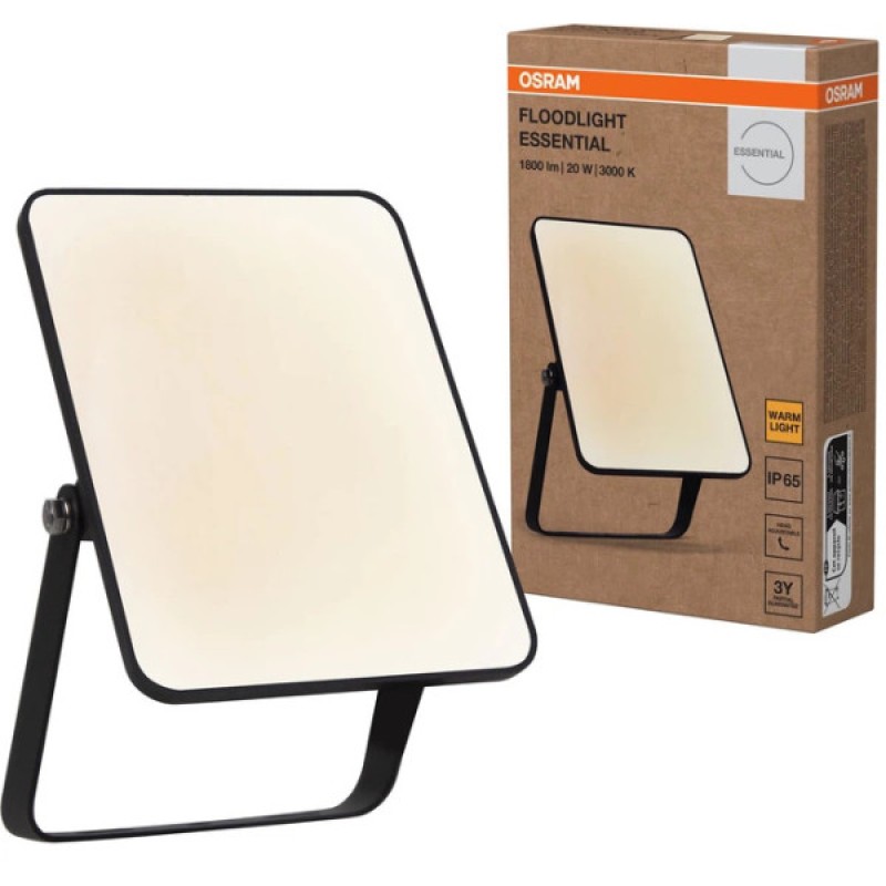 Прожектор LED FL ESSENTIAL 20W 830 BK OSRAM