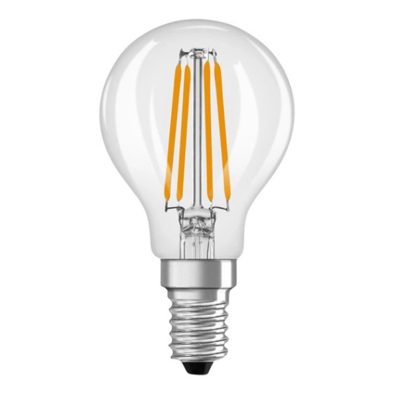 Лампа LED Osram CL P 3.4W/827 230V FIL E14 6x1 40