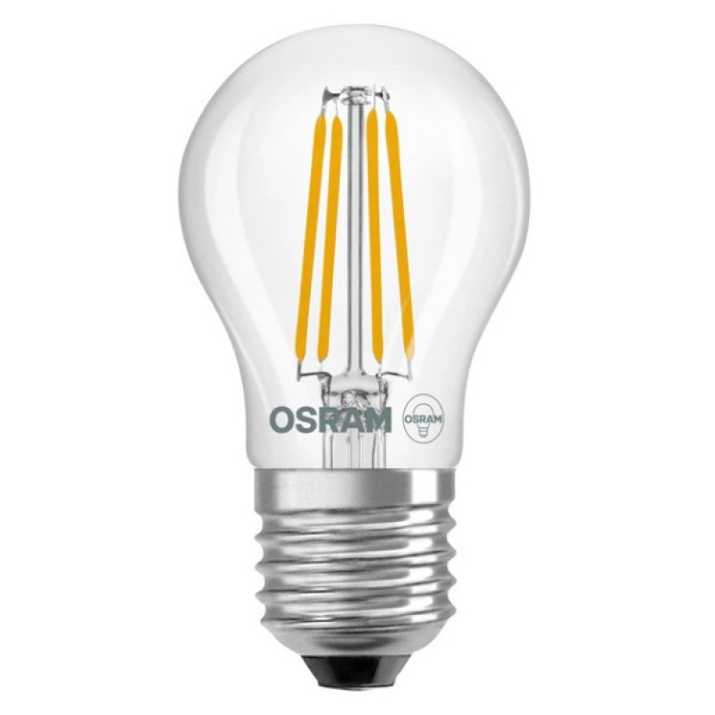 Лампа LED Osram CL P 3.4W/840 230V FIL E27 10X1 40