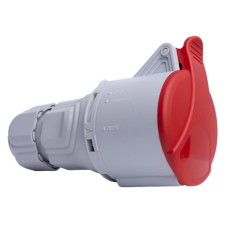 Розетка кабельна (силовий роз'єм) ES-1653 N IP44 (16А, 400V, 3P+N+PE) ETI