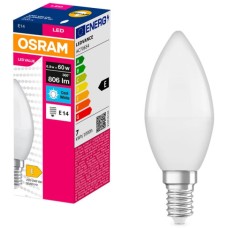 Лампа LED Osram CL B 6.8W/840 FR E14 Value 60
