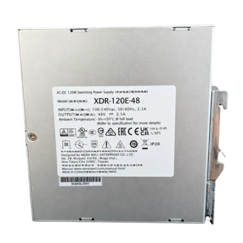 Блок живлення 48V 120W MEANWELL XDR-120E-48 IP31