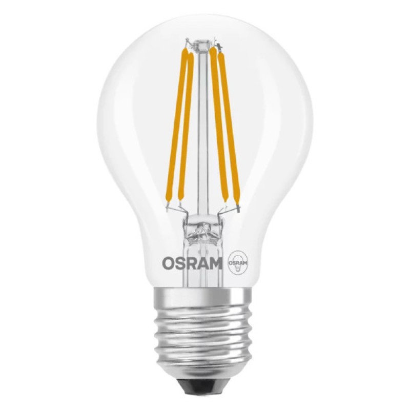 Лампа LED OSRAM CL A60 5.9W/827 230V FIL E27 6X1