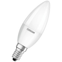 Лампа LED OSRAM CL B60 6.8W/830 230V FR E14 10X1