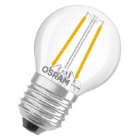 Лампа LED OSRAM CL P25 1.8W/827 230V FIL E27 6X1