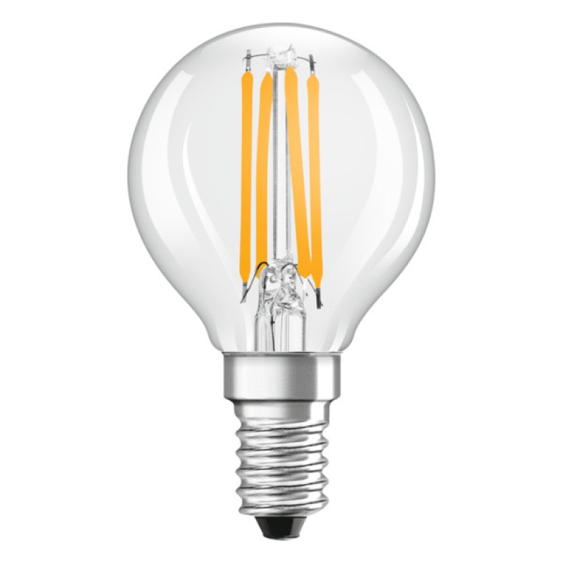 Лампа LED OSRAM CL P40 3.4W/840 230V FIL E14 6X1