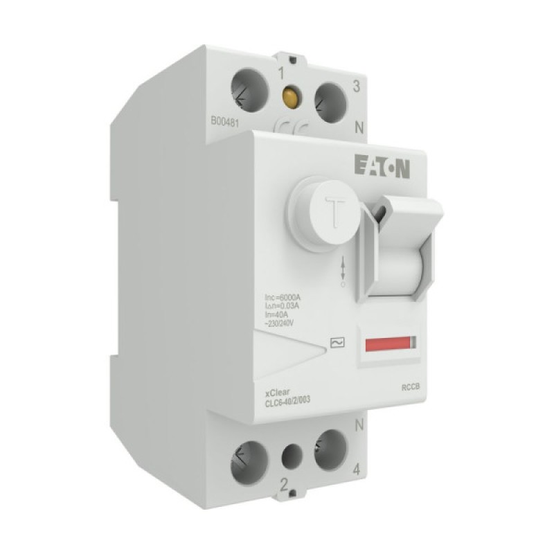 Диференційне реле 2п 40A CLC6-40/2/003 30mA EATON