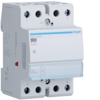 Контактор безшумний Hager 40A, 2НВ, 230В (ESC240S)