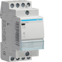Контактор безшумний Hager 25A, 4НВ, 230В (ESC425S)