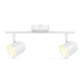 Спот світильник на 2 лампи MAXUS MSL-01C 2x4W 4100K білий