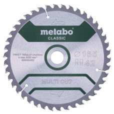 Диск пильний Metabo Multi Cut - Classic, 165х20мм, 42 зубців