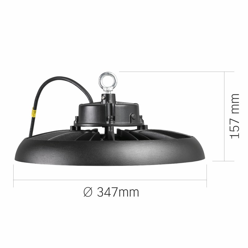 LED світильник висотний ХайБей VIDEX 200W 5000K 36000Lm Чорний