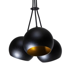 Світильник підвісний (люстра) Bowl C150-3 Black/Gold