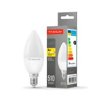 Світлодіодна лампа TITANUM C37 6W E14 3000K (TLС3706143)