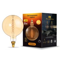 Світлодіодна лампа VIDEX Filament G200FASD 8W E27 2200K дімерна бронза (VL-G200FASD-08272)